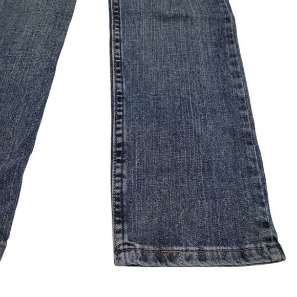 Wrangler Jeans Pants Boys 10 Slim Adjustable Waist Denim Dark School - Picture 2 of 7